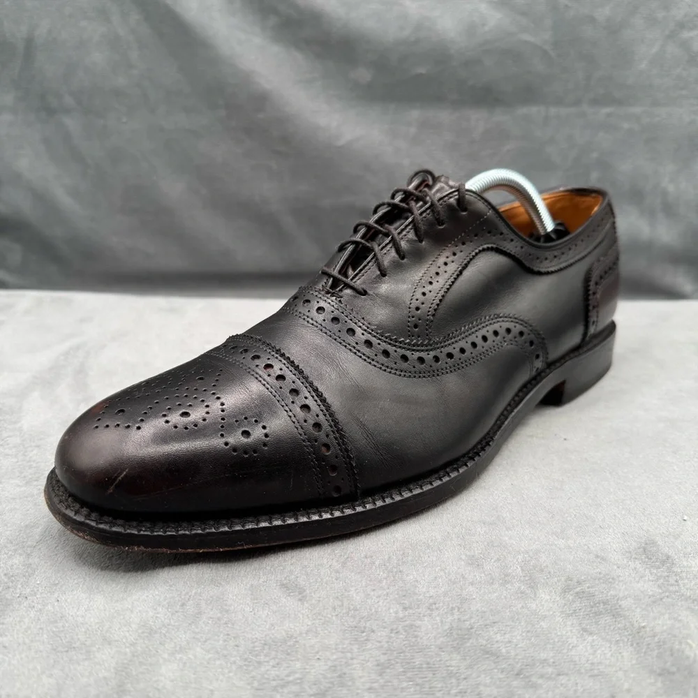 Allen Edmonds Rutland Men’s 11.5 (Narrow)‎ Dark Brown Walnut Wingtip Dress Shoes